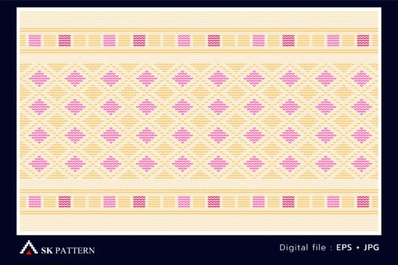 Embroidery Element Vector Background