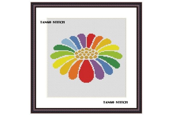 Review: Rainbow Cross Stitch Flower Embroidery